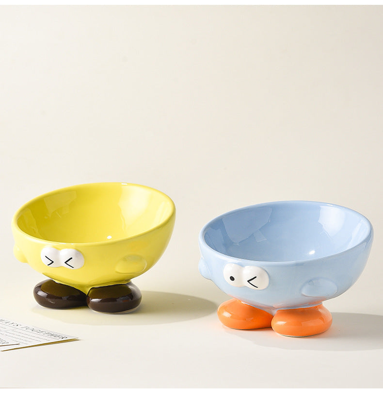 Cute Expression Pet Bowl
